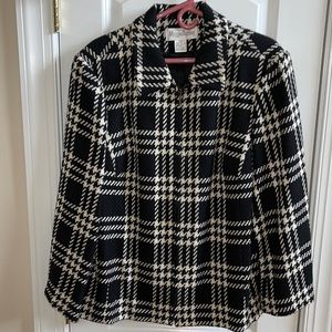 20w black and white coat